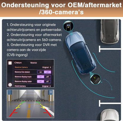Draadloze CarPlay Android Auto Upgrade – CarPlay Adapter – Retrofit Kit – Infotainmentsysteem Interface – Bluetooth Module – Compatibel Met Audi A4 A5 Q5 3G MMI – Stuurbediening – Ondersteuning Voor Achteruitrijcamera