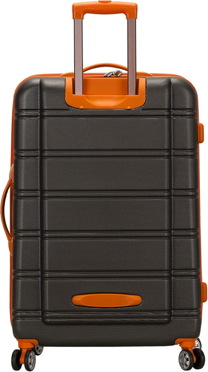 Rockland Escape 4-delige softside rechtopstaande bagageset, HOUTSKOOL, 3 Piece (20"/24"/28")