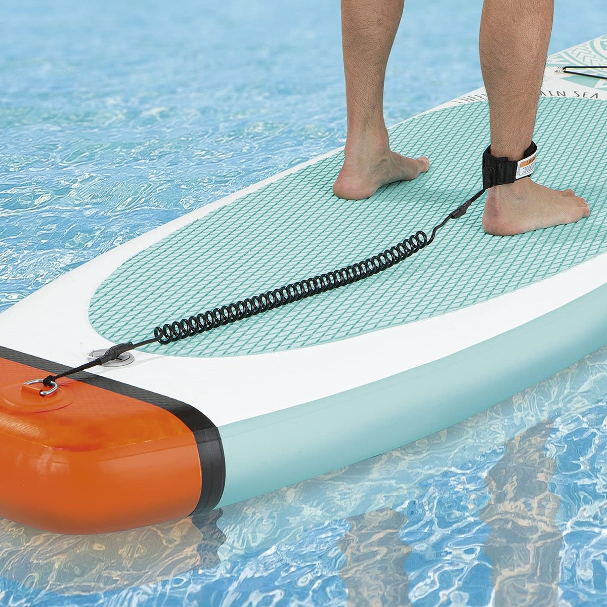 EASYmaxx Stand-up paddle-board 'I need Vitamin Sea' | SUP incl. draagtas, reparatiekit en luchtpomp, met praktische draaggreep | premium kwaliteit