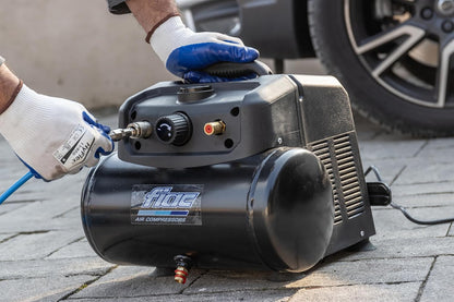 Luchtcompressor – Aircompressor – Persluchtcompressor – Zuigercompressor – Olievrije Compressor – Draagbaar En Lichtgewicht – Max. Druk 8 Bar