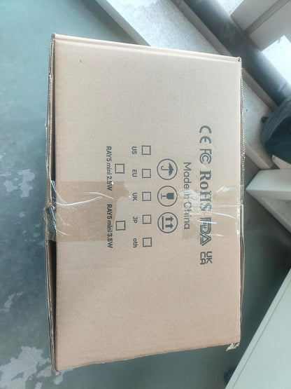 LONGER Ray5 mini 2,5 W lasergraveerder, 12.000 mm/min, snelle CNC-lasersnijder voor hout, metaal, acryl en leer, met 140 x 130 mm graveeroppervlak, wifi en noodstopbescherming.