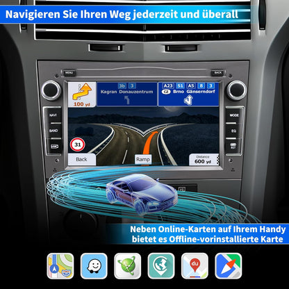 Autoradio – Autostereo – Inbouwradio – Auto Multimedia – Autoradiosysteem – Android 13 – 7-Inch Touchscreen – GPS Navigatie – CarPlay – Bluetooth – Wifi – MirrorLink – Stuurwielbediening – FM-Radio – 2 GB RAM – 32 GB Opslag
