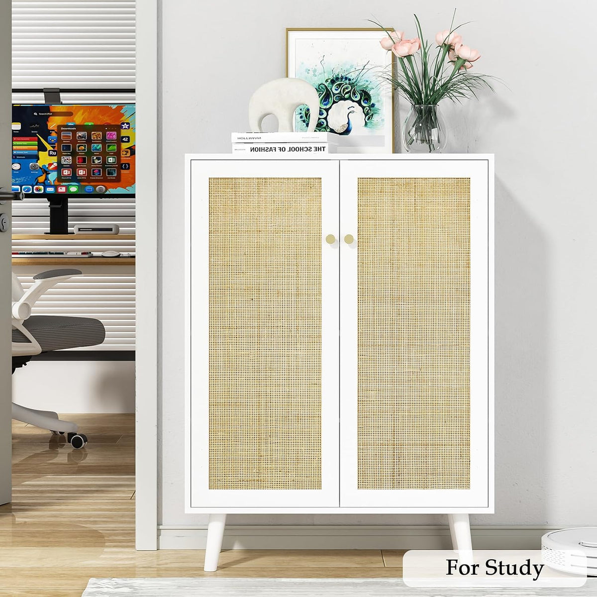Keukenkast, sideboard met laden, commode met veel opbergruimte, kast met 2 deuren, multifunctionele kast, dressoir voor woonkamer, keuken, eetkamer, modern, 34 x 80 x 112 cm