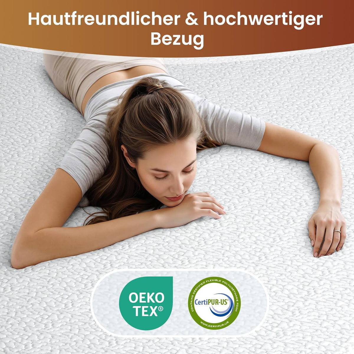 Gel Memory Foam Topper 180x200 – Matras Topper – Traagschuim Topper – Matrassen Topper – Boxspring Topper – Dubbelzijdig Hardheidsniveau H3/H4 – Verkoelende Gel Met Ventilatie