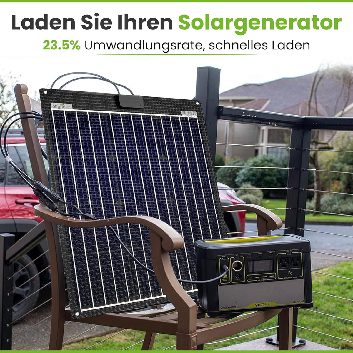 Offgridtec ETFE-AL 160W semi-flexibel 18V zonnepaneel V2