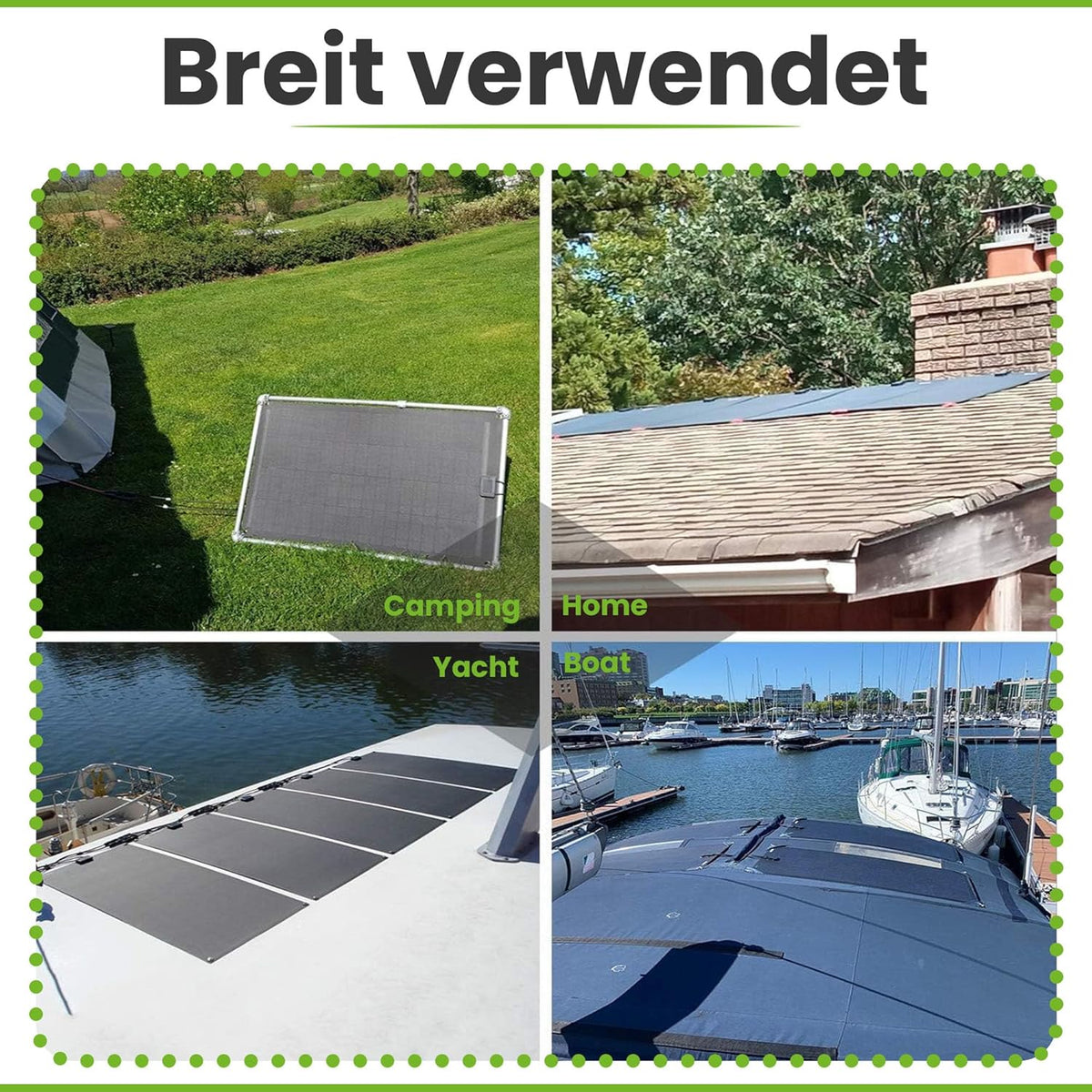 Offgridtec ETFE-AL 160W semi-flexibel 18V zonnepaneel V2