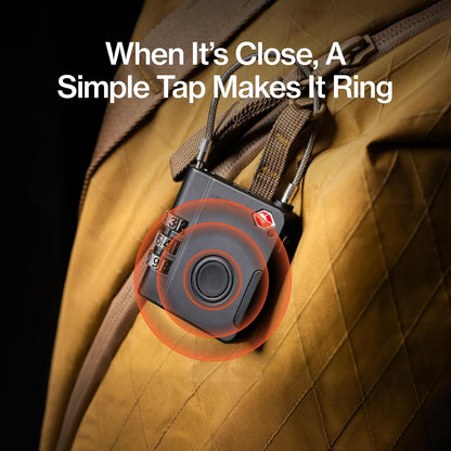 KeySmart SmartLock Tracking Bagagesloten TSA Goedgekeurd - Compatibel met Apple Find My App, Bluetooth GPS-tracker, waterbestendig, vergrendel uw koffers en houd het bij (5 stuks)