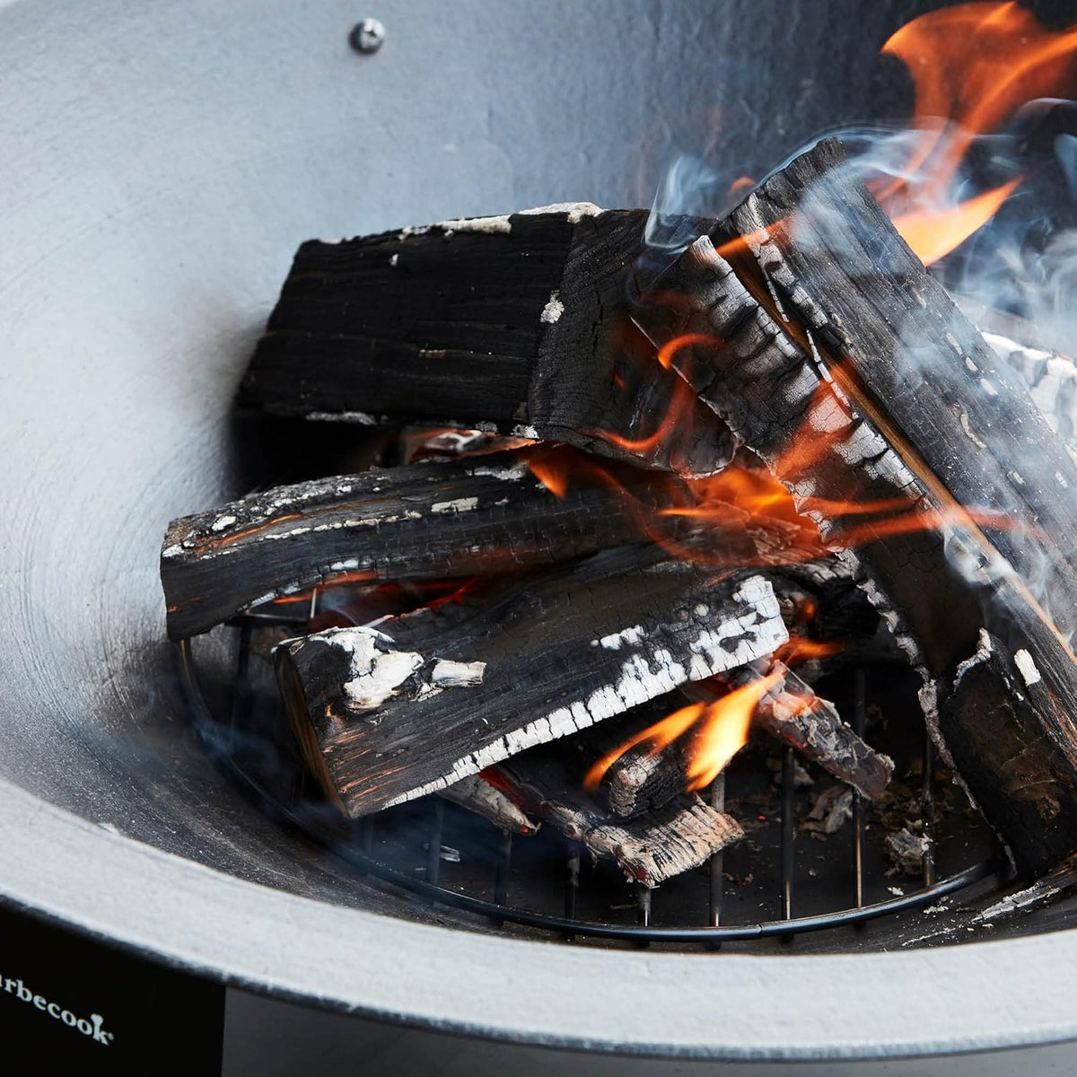 Barbecook vuurschaal Modern 75 uit smeedijzer, vuurschaal buiten, 75x32cm
