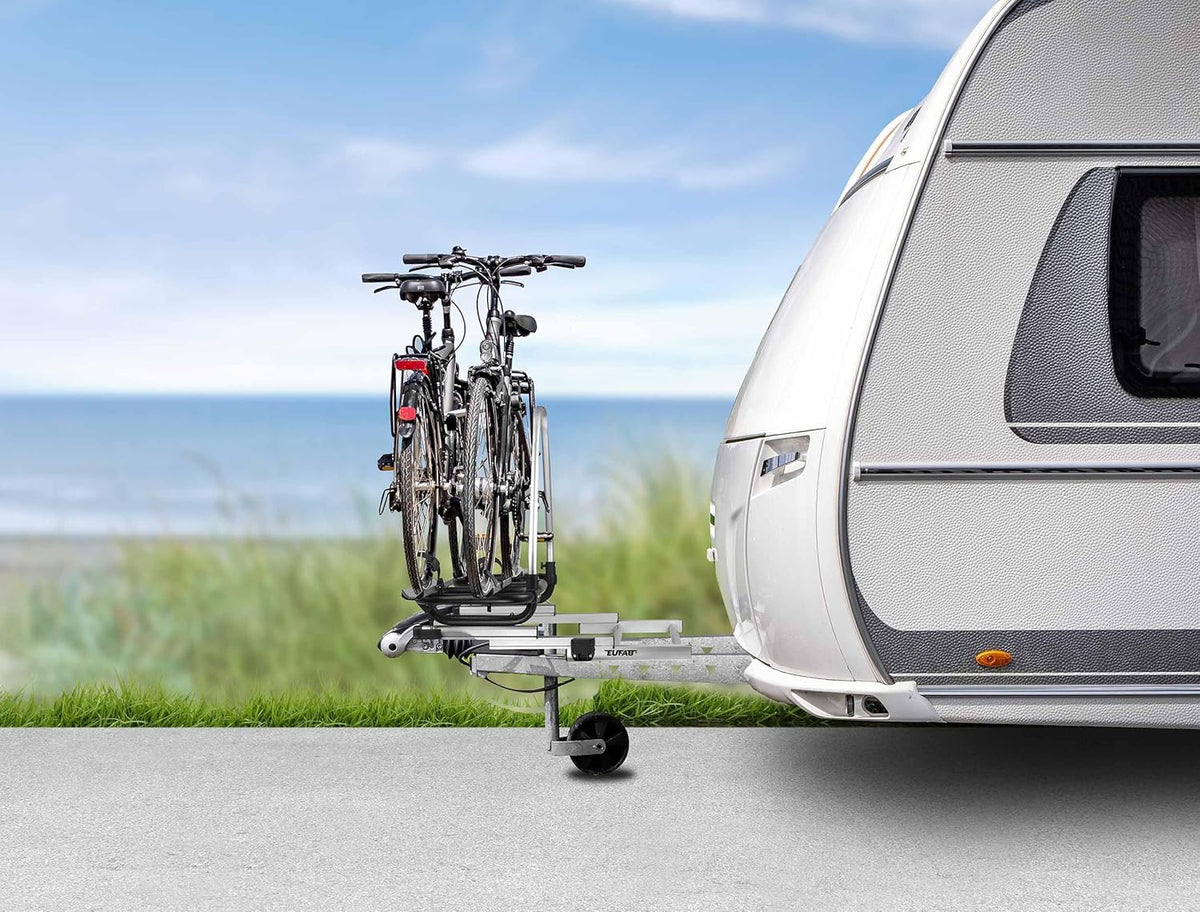 EUFAB 11770 Bicycle rack on caravan drawbar - QUORE
