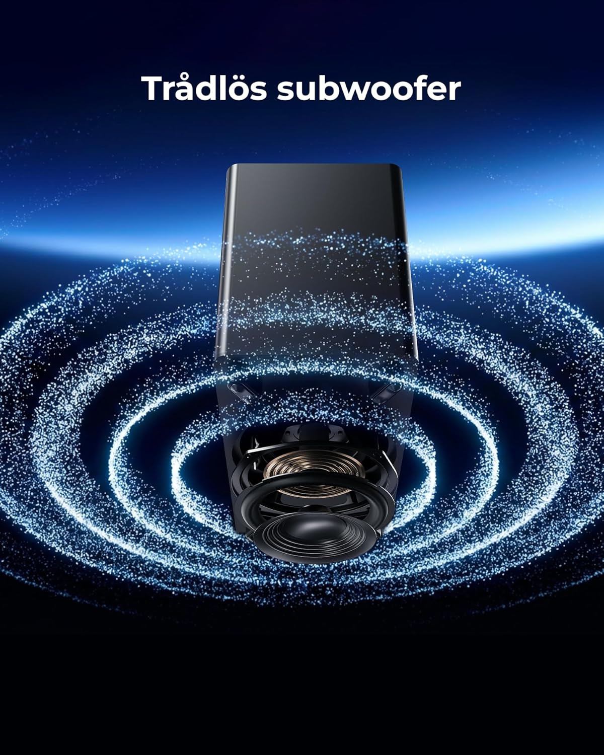 ULTIMEA 2.1 Soundbar met draadloze subwoofer, Dolby Atmos, VoiceMX, BassMX, soundbar voor Smart TV, 240 W piekvermogen, app-bediening, HDMI eARC, Optisch, Bluetooth 6.0, Poseidon M40, model 2026