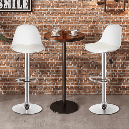 Mobiele Computertafel – Laptoptafel – Bureautafel – Computerbureau – Bijzettafel – Verstelbare Hoogte 67-115 cm – Wit Maple Houtblad 82x60 cm