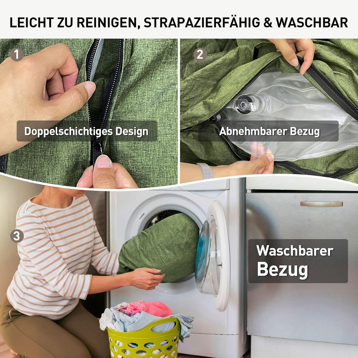 Opblaasbare sofa, camping, 1 persoon, luchtbank, camping, opblaasbare bank, opblaasbare outdoor luchtbank met armleuning en draagbare pomp