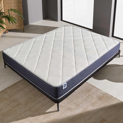 naturalex Supervisco | Soothing Contoured Supportive Memory Foam Mattress | EU Size 160x200cm | Prevents Cervical and Lumbar Pain | Enhanced Airflow for Added Freshness | Certified Pure