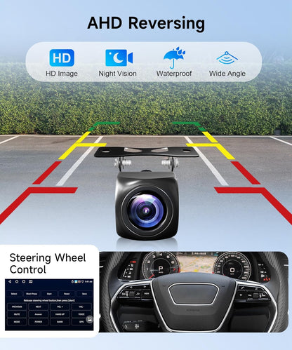 Autoradio – Auto Stereo – Multimedia Speler – Inbouw Radio – 2 Din Headunit – 10,1 Inch Touchscreen – Draadloze CarPlay & Android Auto – 4G + 64GB Opslag