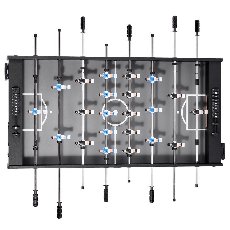 Tafelvoetbaltafel – voetbalspel – kicker – tafelspel – tafelvoetbal – Full-Size – Houten Constructie – Scoretellers & Bekerhouders