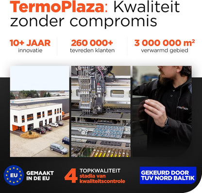 Infrarood verwarmingspaneel – Infrarood paneel – Elektrische kachel – Convectorkachel – Elektrische verwarming – Staand model – WiFi bediening – 270 W voor ruimtes tot 7 m²