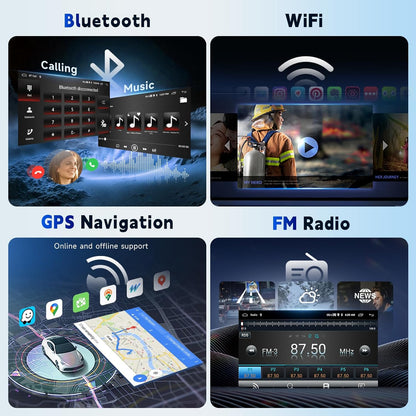 VECHTEL 2G+64G Autoradio Android 15 voor Alfa Romeo MITO 2008-2016, 7 Inch HD Aanraakscherm Autoradio met Draadloze Carplay Android Auto GPS Wi-Fi 2USB Bluetooth FM RDS Radio Camera