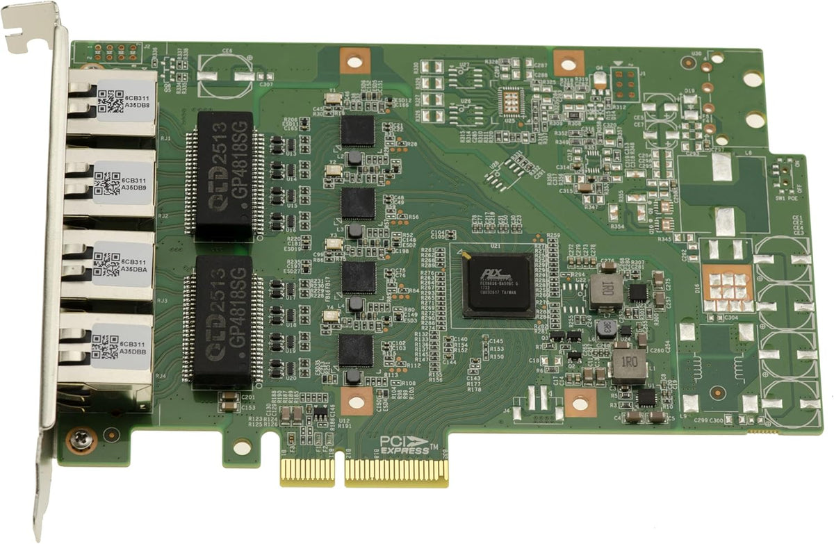 KALEA-INFORMATIQUE PCIe x4 netwerkcontroller kaart met 4 poorten 2.5 Gigabit Ethernet RJ45 met Intel I226 chipset industriële reeks ondersteuning 10 100 1000 1G 2.5G