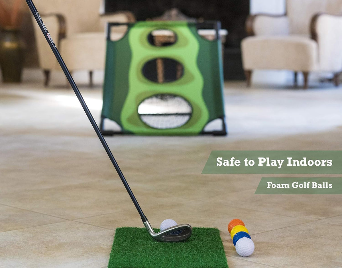 Par 1 Golf en cornhole spel voor de achtertuin, voor mannen, golfaccessoires, golf chipping game, golfuitrusting, golfspellen voor volwassenen binnen, golfuitrusting, trainingsapparatuur voor golf