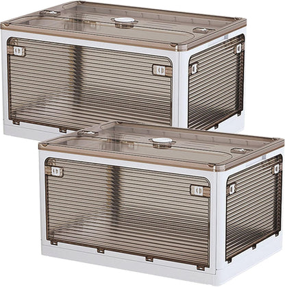 JOYBOS, Set van 2 opbergdozen voor kleding, 232 l (116 x 2), opvouwbaar, van kunststof