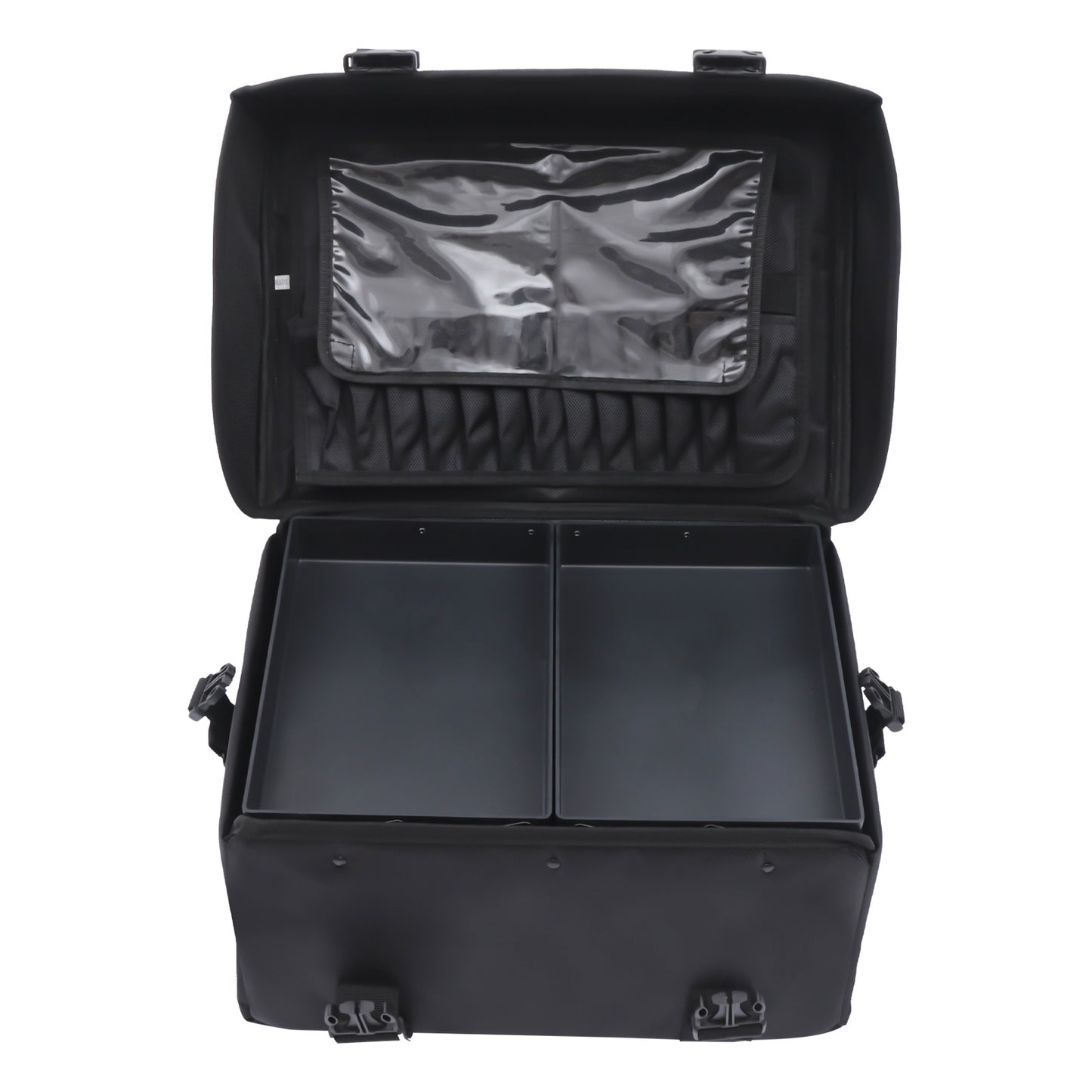 Makeup Train Case – Make-up Koffer – Beauty Case – Cosmeticatas – Make-up Organizer – Grote Capaciteit – Verstelbare Schouderband – Draagbare Trolley – Zwart