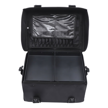 Makeup Train Case – Make-up Koffer – Beauty Case – Cosmeticatas – Make-up Organizer – Grote Capaciteit – Verstelbare Schouderband – Draagbare Trolley – Zwart
