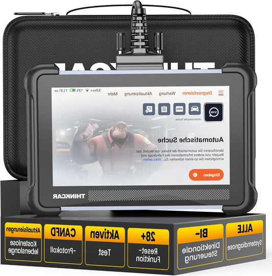ThinkScan 672 OBD2 Diagnostic Device, Car with 28+ Reset Function and Full System Diagnostics, Car Reader for Active Testing, Advanced ECU Coding, Bi-Directional Control, CANFD - QUORE