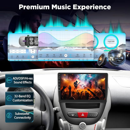 Android Autoradio – Multimedia Speler – Auto Radio Systeem – Inbouw Radio – Head Unit – 10 Inch IPS Touchscreen – Wireless CarPlay & Android Auto