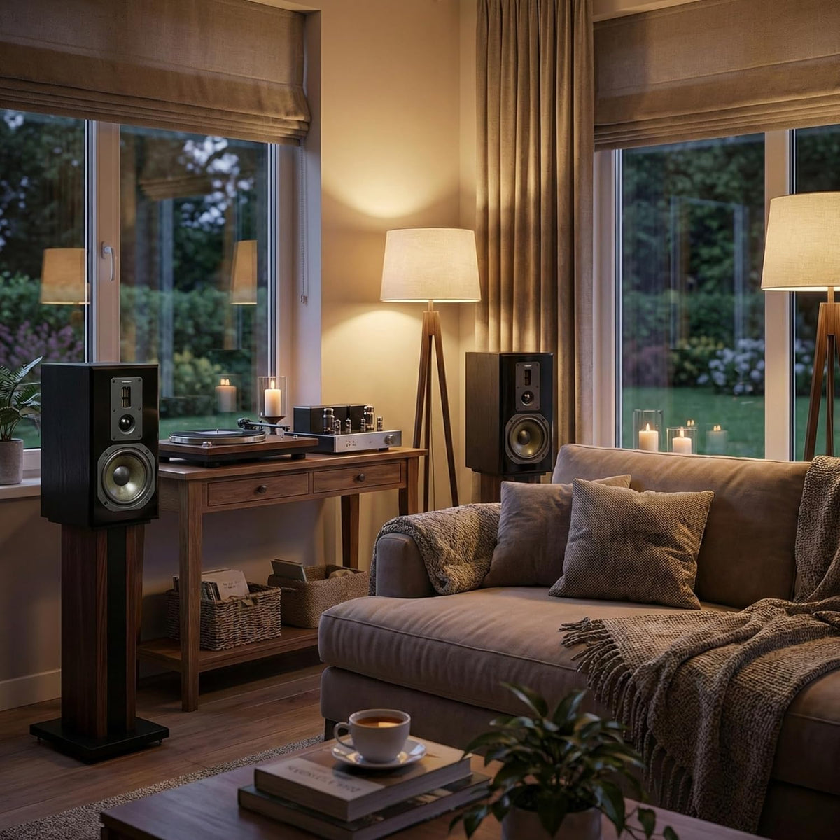 Dynavoice Definition DM-6 II Zwart – HiFi Boekenplank Luidsprekers Passief 6,5 Inch Kevlar, 2 Tweeters Ribbon + Soft Dome, X-Change Systeem, 35-32.000 Hz, 120W, 6 Ohm – Set van 2.
