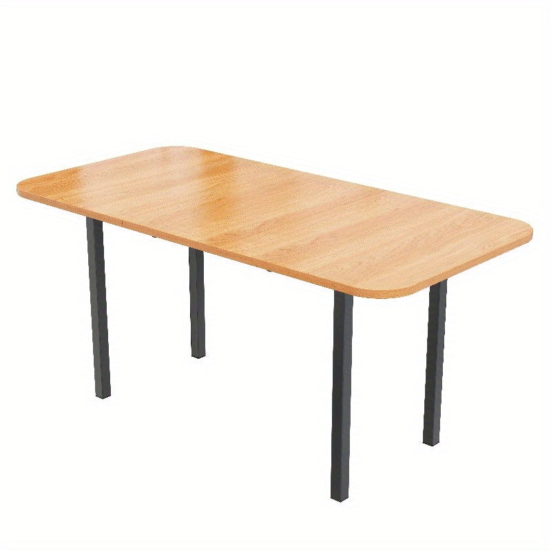 Uitklapbare Eettafel – Uitschuifbare Tafel – Keukentafel – Verstelbare Tafel – Vouwtafel – Stevige Aluminium Onderstel – Verstelbare Lengte 120-160 cm