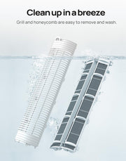 Luchtkoeler - Aircooler - Torenventilator - 40inch Ventilator - Verdampingskoeler - met Waterkoeling - Stil - 80° Draaifunctie - 3 modi - 4 Snelheden - Afstandsbediening - Wit