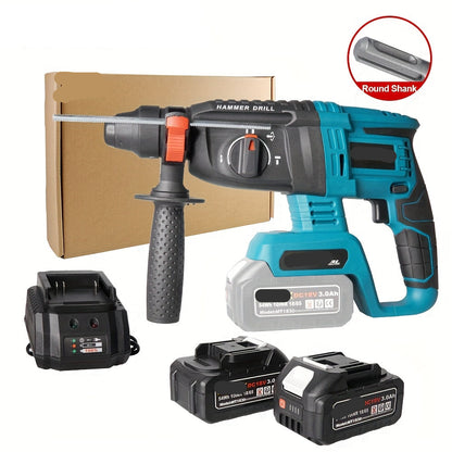 18V Accu Combihamer – Accuboormachine – Boorhamer – Klopboor – Draadloze Boormachine – Brushless Motor – Lithium-Ion 3.0Ah