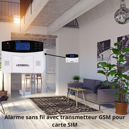 Draadloze GSM Home Alarm Kit en Vrijstaande Camera Draadloze Lifebox Evolution Animal Connected Kit 17