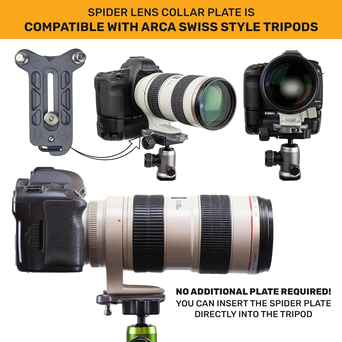 Spider Holster SpiderPro Uniek camerasysteem v2 professionele transportset voor DSLR-camera's en spiegelloze camera's en zware uitrusting. Inclusief riem met geïntegreerde hoes