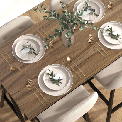 Bartafelset – Barset – Bistroset – Hoektafel – Barkrukken – Industrieel Design – 120x60x91 cm – Stalen Frame – Beige