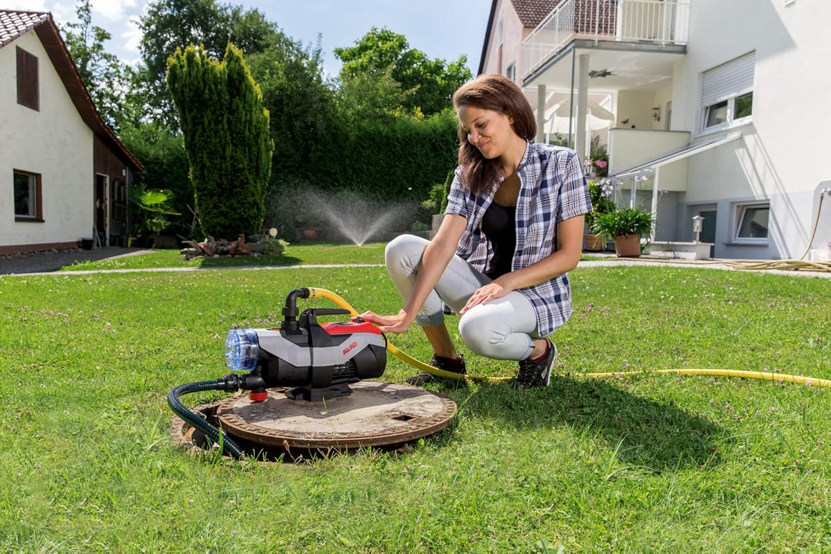 Tuinpomp – Waterpomp – Vijverpomp – Dompelpomp – Zelfaanzuigende Pomp – 850 Watt Motor – Max. 3600 L/uur Debiet