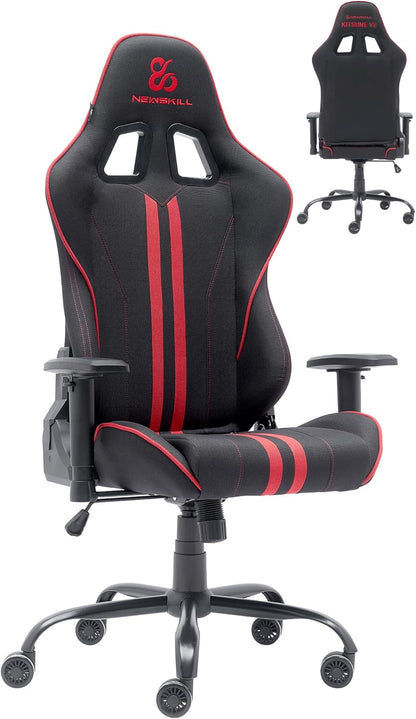 NEWSKILL Kitsune V2 Gamingstoel, rood, ademende stof