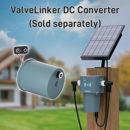 LinkTap T1 Smart Water Timer (Vereist Gateway), 2-Outlet Sprinkler Timer, Ideaal voor Druppelirrigatie, Weer Adaptief, beter bereik dan WiFi Water Timer, IP66, Alexa