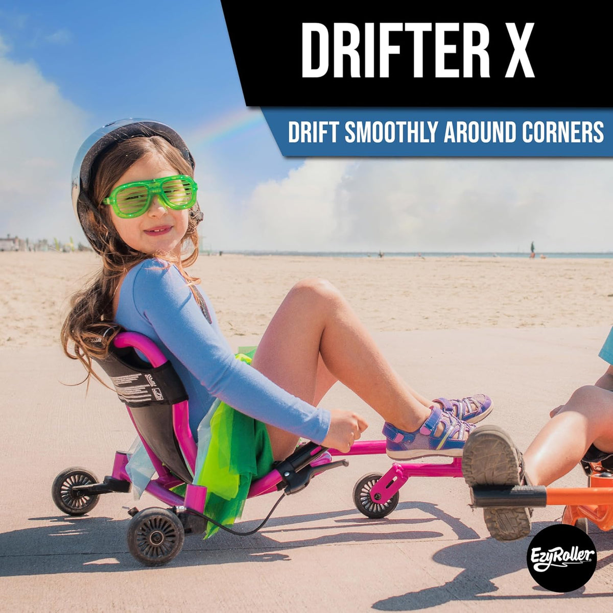 Ezyroller Drifter X Fun voertuig kindervoertuig driewieler kinderen trike radiovoertuig (roze)