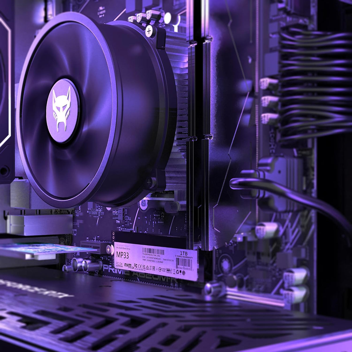 BEASTCOM Q5 | Pro Gaming | PC Gamer | AMD Ryzen 5 5500 6X 4.20 GHz 12 Threads | NVIDIA RTX 3050 8Go | 16Go RAM | 1To NVMe SSD | HDMI | USB 3.2 | WiFi | Windows 11 Pro