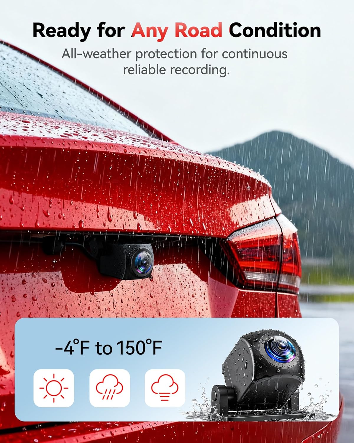 Dubbele Dashcam – Dashboardcamera – Autocamera – Auto Camera – Rijcamera – 4K Voorcamera en 1080P Achtercamera – 170° Groothoek met WiFi en GPS