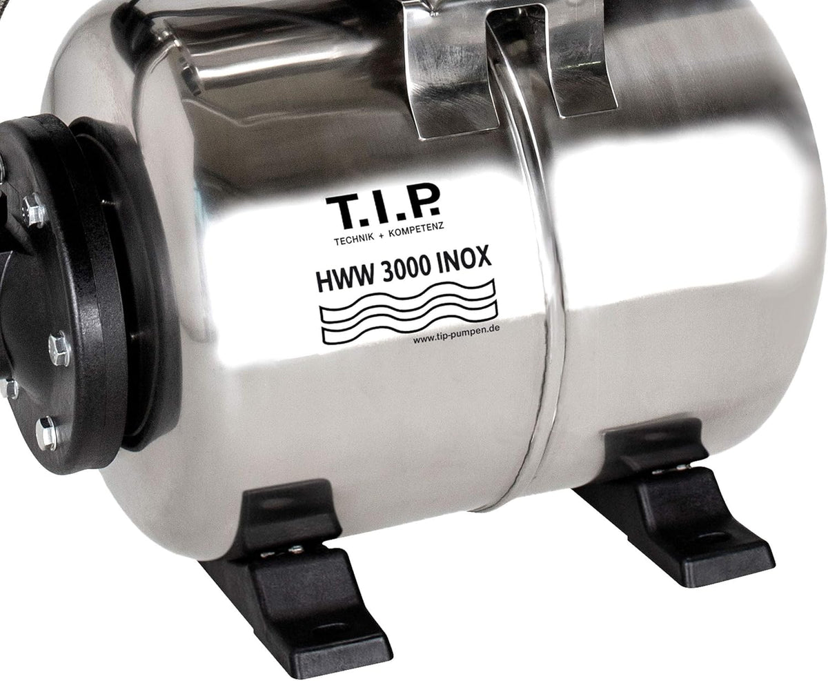 Hydrofoorpomp – Drukpomp – Waterpomp – Drukverhogingspomp – Putpomp – Roestvrijstalen Behuizing – 18L Drukvat Met Voedselveilig Membraan – 550W Motor, 2950 L/u Debiet