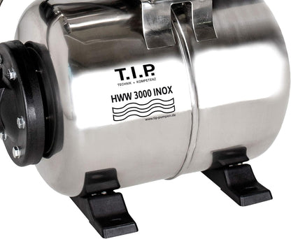 Hydrofoorpomp – Drukpomp – Waterpomp – Drukverhogingspomp – Putpomp – Roestvrijstalen Behuizing – 18L Drukvat Met Voedselveilig Membraan – 550W Motor, 2950 L/u Debiet