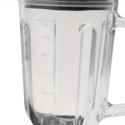 3-in-1 Keukenhulpmiddel – Keukenaccessoire – Mengkom – Hakker – Mixer – Roestvrij Staal & Glas – 6 Liter Inhoud – Multifunctioneel & Vaatwasserbestendig