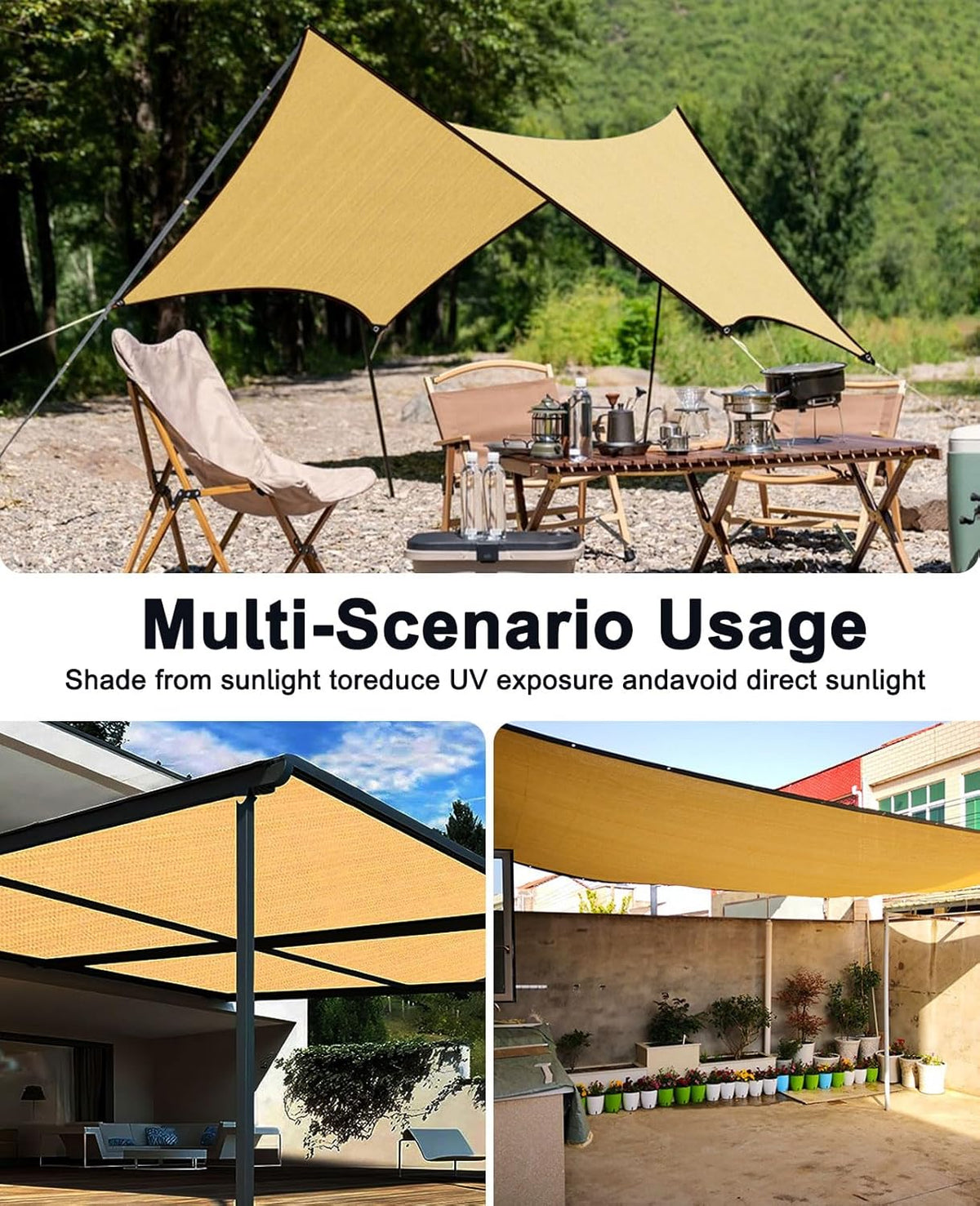 Schaduwnet, schaduwzeil 85% UV-schaduw, schaduwstof, broeikas, winddicht, voor afdekking met oogjes, voor broeikas/tuin/pergola/terraslaand