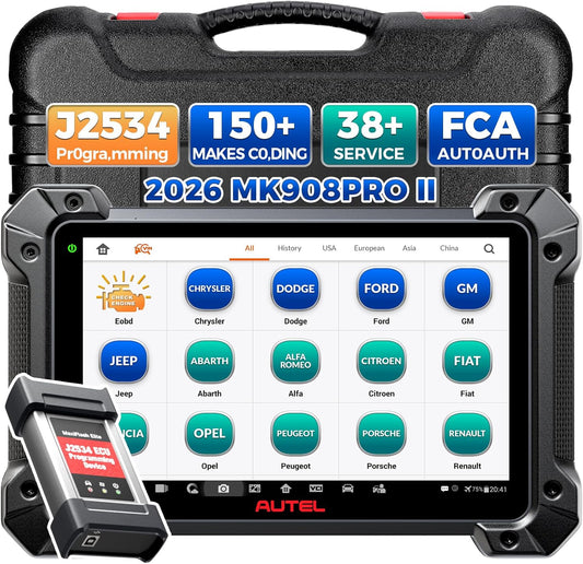 OBD2 Scanner – Autodiagnoseapparaat – Foutcode Lezer – ECU Programmeertool – Auto Diagnose Scanner – Bidirectionele Bediening – 36+ Servicefuncties