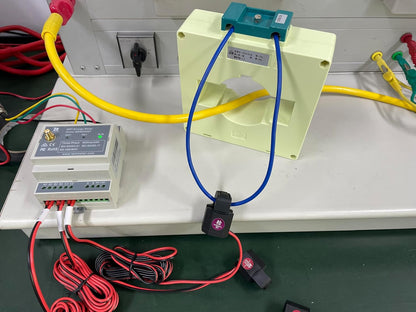 WEM3046-serie driefasige wifi-energiemeters, DIN-rail, industriële/commerciële stroombewaking, ondersteunt cloud/app, Modbus TCP/RTU, thuisassistent (WEM3046TE)