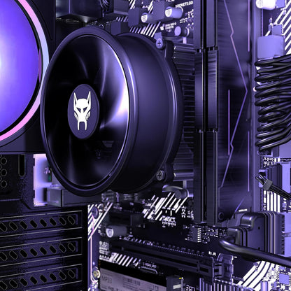 BEASTCOM Q3 Gaming PC AMD Ryzen 5 3400G, 4K Vega Grafisch, 16GB RAM, 1TB M.2 NVMe, 500 W 80PLUS PSU, WLAN, Gaming PC