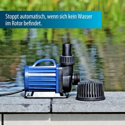 AquaForte DM-5.000 vijver/filterpompen, 40 watt, maximale debiet van 5 m3 per uur, maximale opvoerhoogte van 3,5 meter, kabellengte 10 meter, geschikt voor waterlopen, watervallen en filters