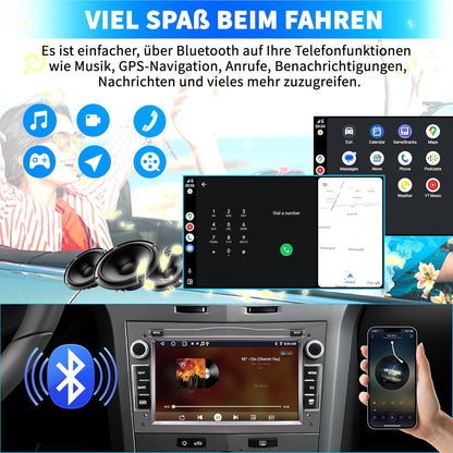 Autoradio – Autostereo – Inbouwradio – Auto Multimedia – Autoradiosysteem – Android 13 – 7-Inch Touchscreen – GPS Navigatie – CarPlay – Bluetooth – Wifi – MirrorLink – Stuurwielbediening – FM-Radio – 2 GB RAM – 32 GB Opslag